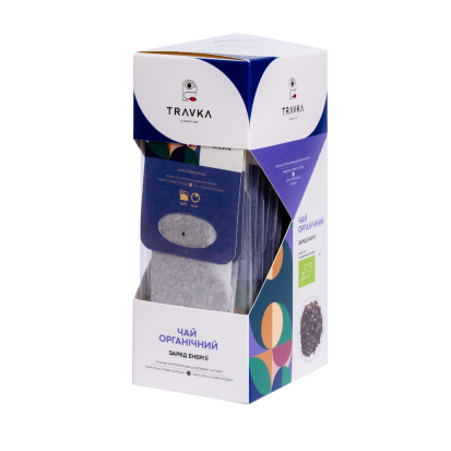 Органічний трав'яний чай ручного збору «Заряд енергії»