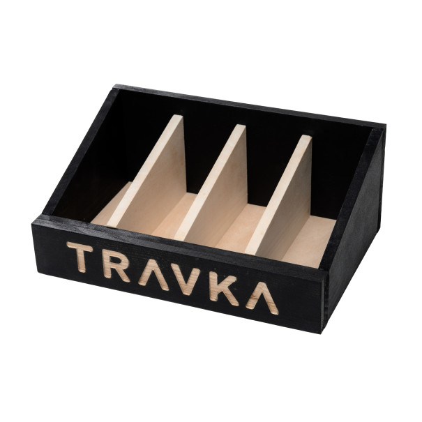 TRAVKA wooden organizer for tea...