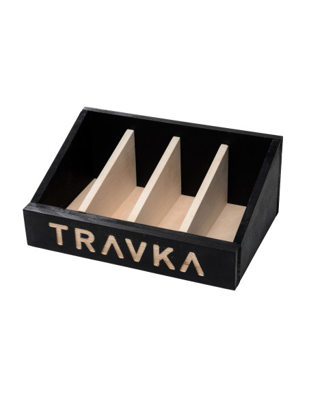 TRAVKA wooden organizer for tea filter bags