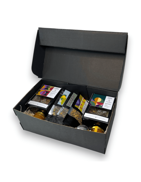 Органічний трав'яний чай ручного збору «Подарунковий бокс №4»